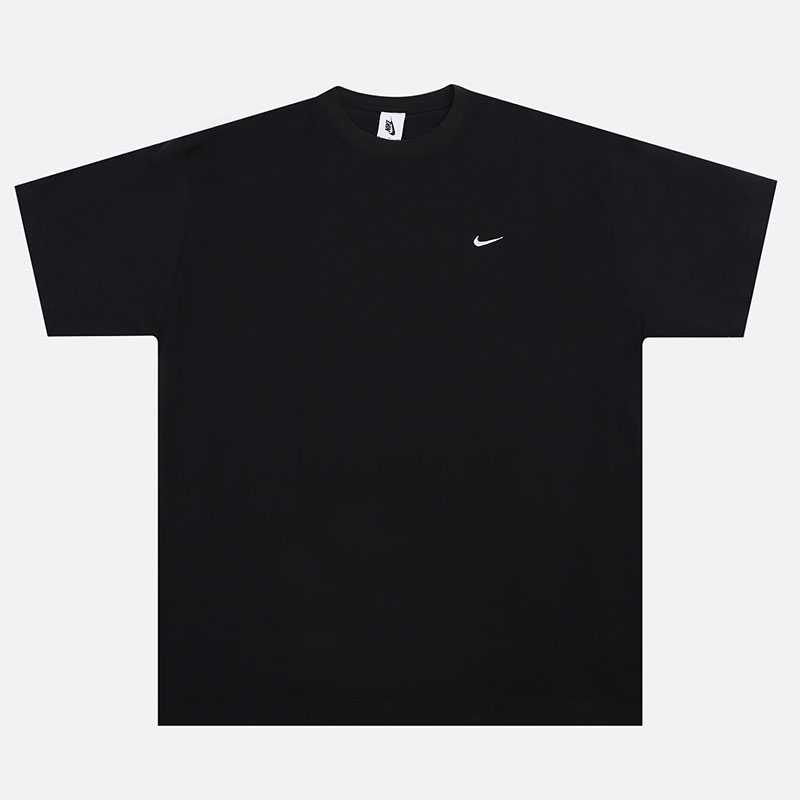 мужская черная футболка Nike NRG Solo Swoosh Tee CV0559-010 - цена, описание, фото 1
